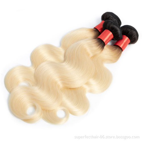 Henan Wholesale Vendors Virgin Cuticle Aligned Human Hair 613 Blonde Color